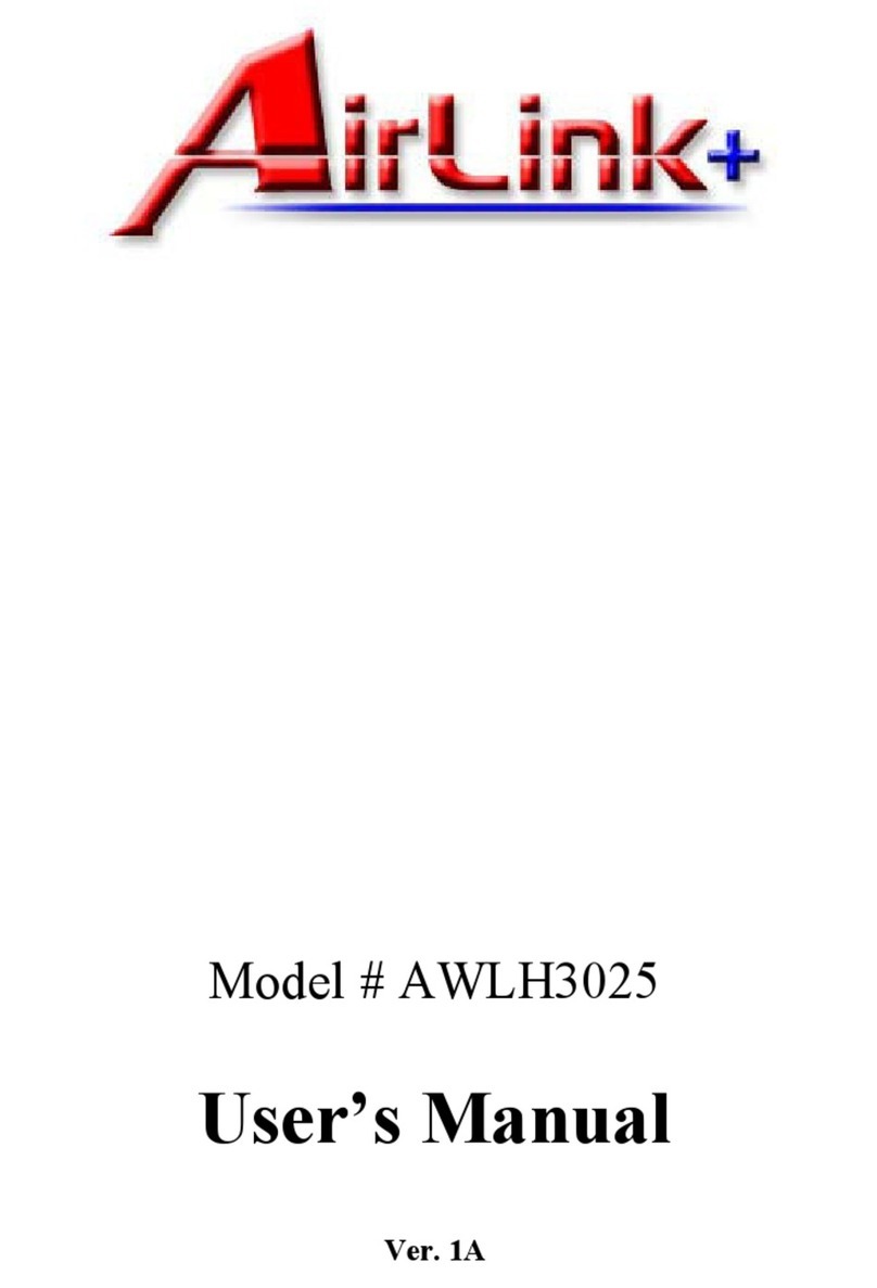 Airlinkplus AWLH3025 user manual