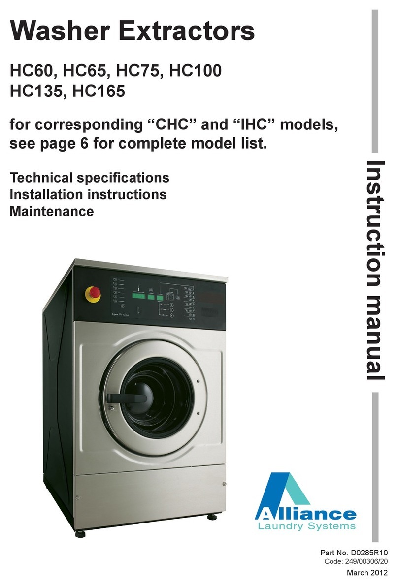 Alliance Laundry Systems HC100 User manual