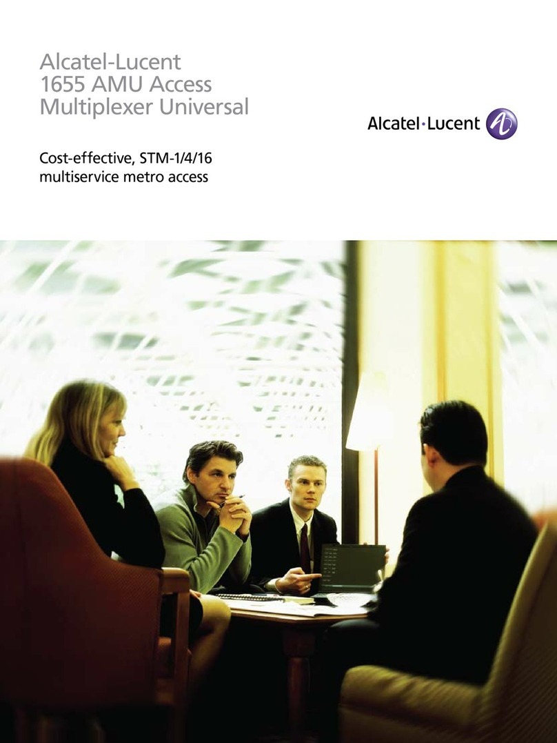 Alcatel-Lucent 1655 AMU User manual