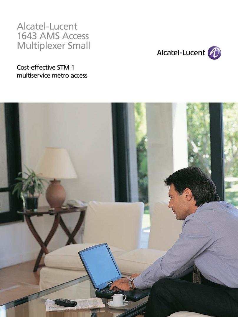 Alcatel-Lucent 1643 AMS User manual