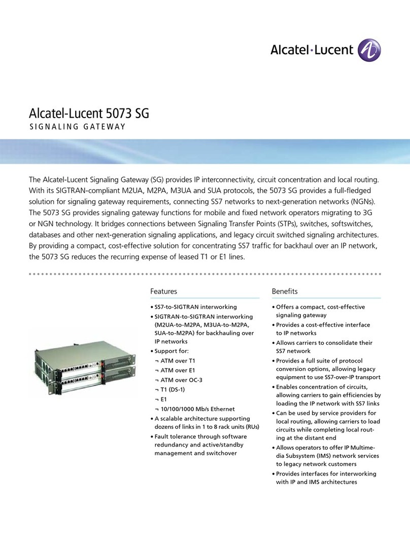 Alcatel-Lucent 5073 Specifications