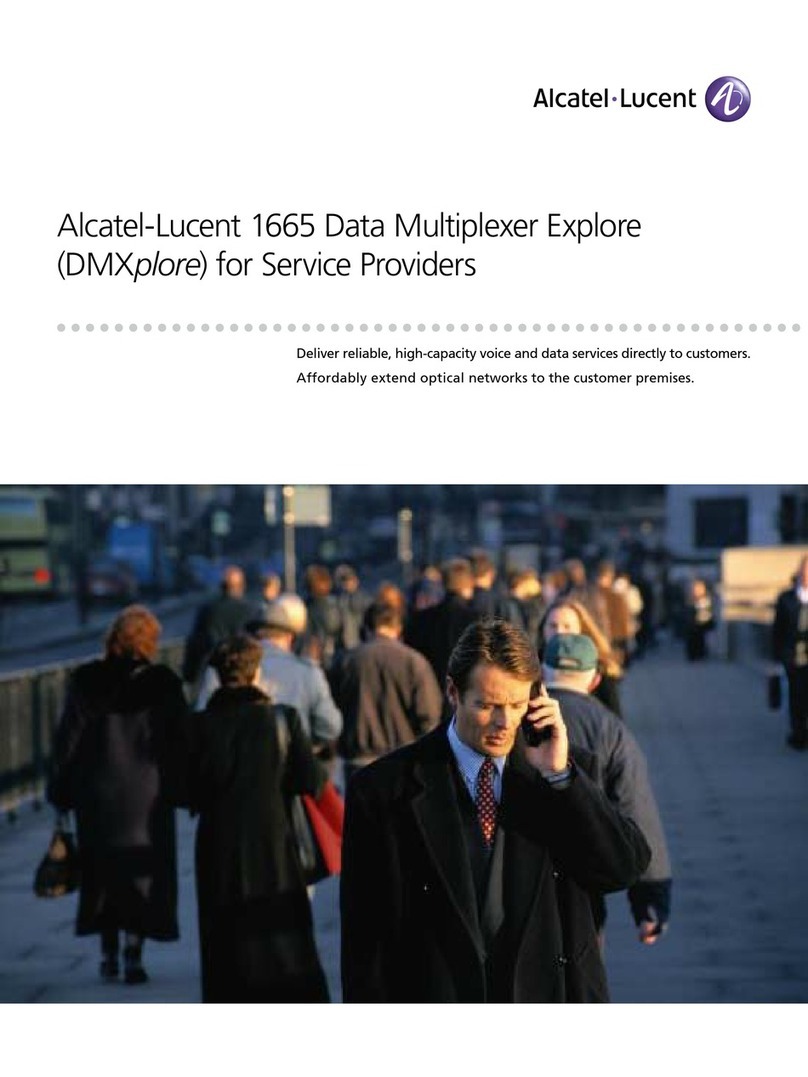 Alcatel-Lucent Data Multiplexer Explore 1665 User manual
