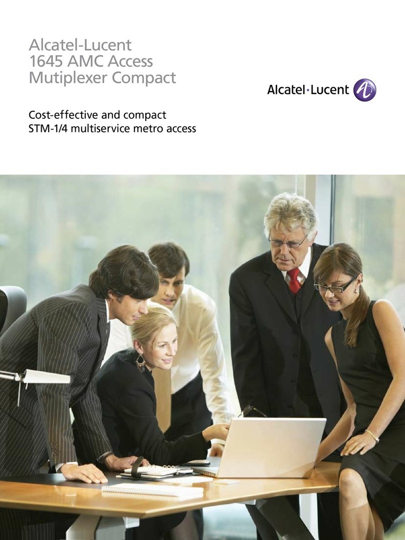 Alcatel-Lucent 1645 AMC User manual