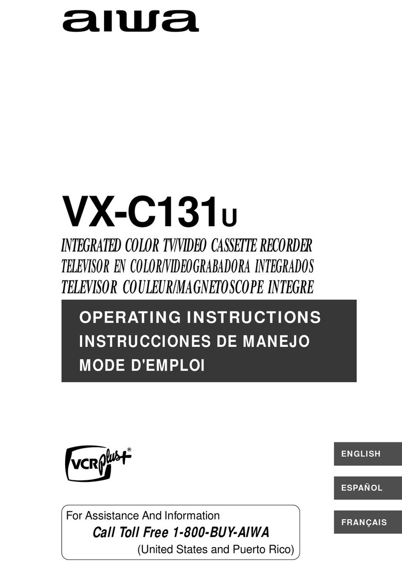 Aiwa VX-C131U operating instructions Aiwa VX-C131U operating instructions