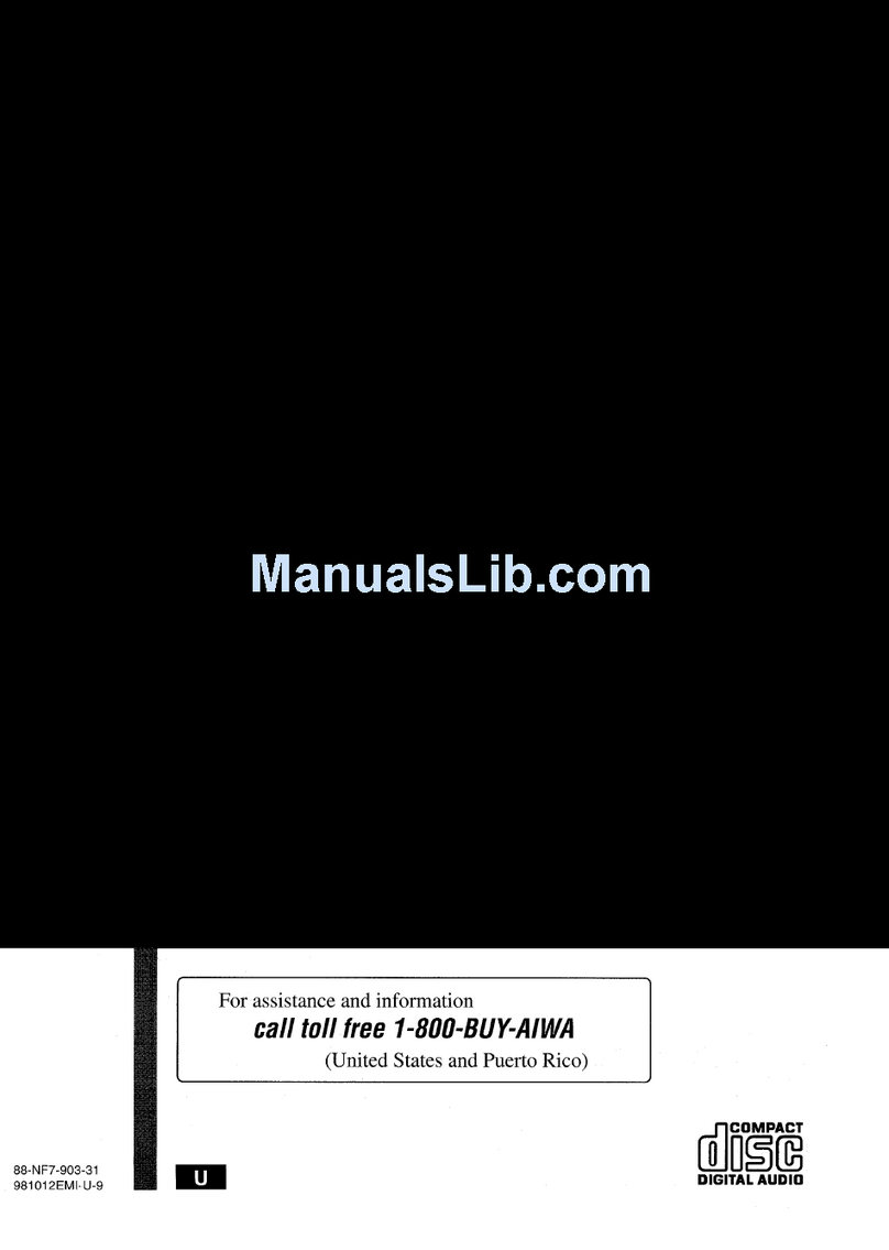 Aiwa NSX-A505 User manual