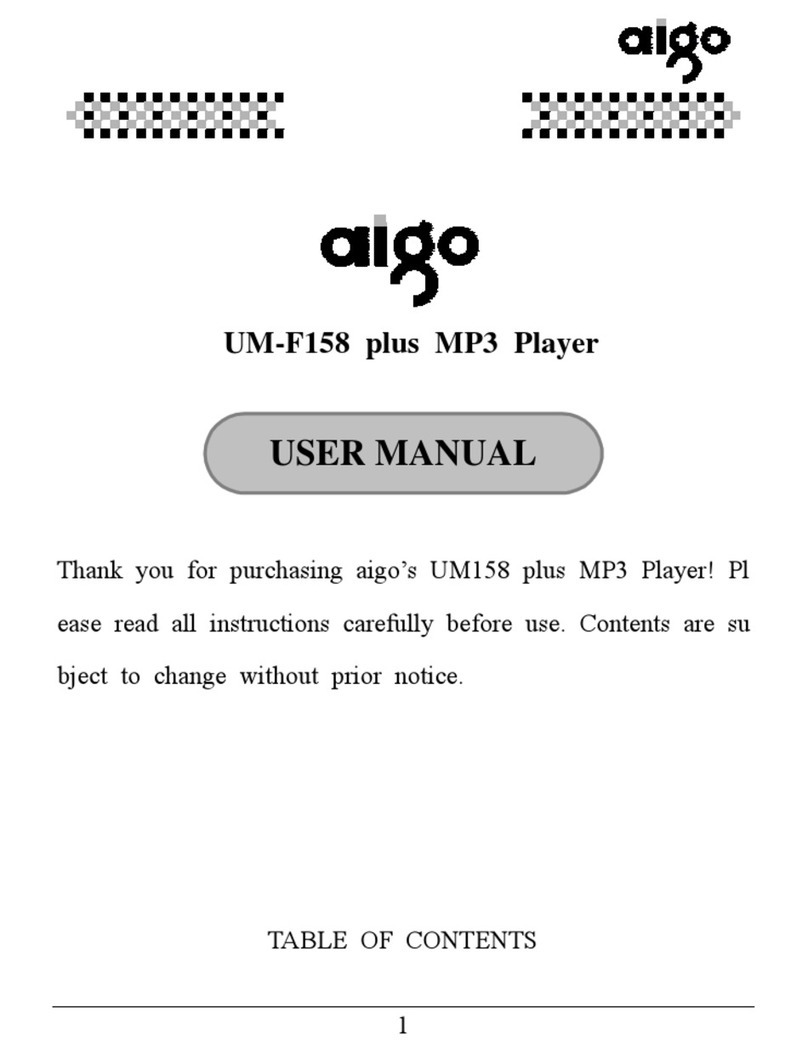 Aigo UM-F158 user manual