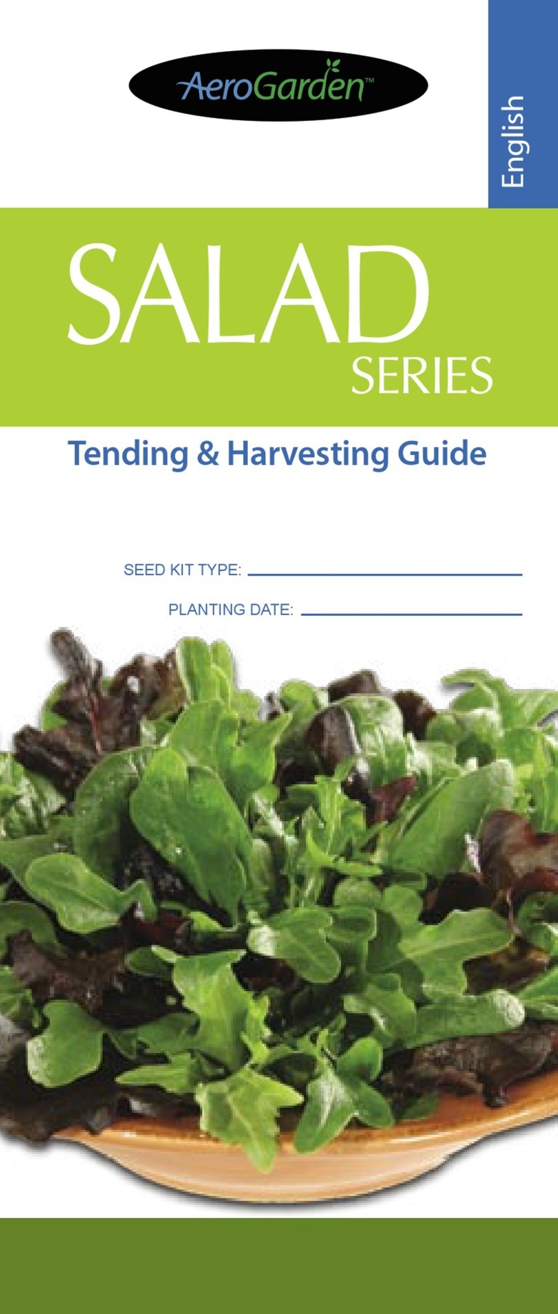 AeroGarden Salad Series Tending & Harvesting Guide