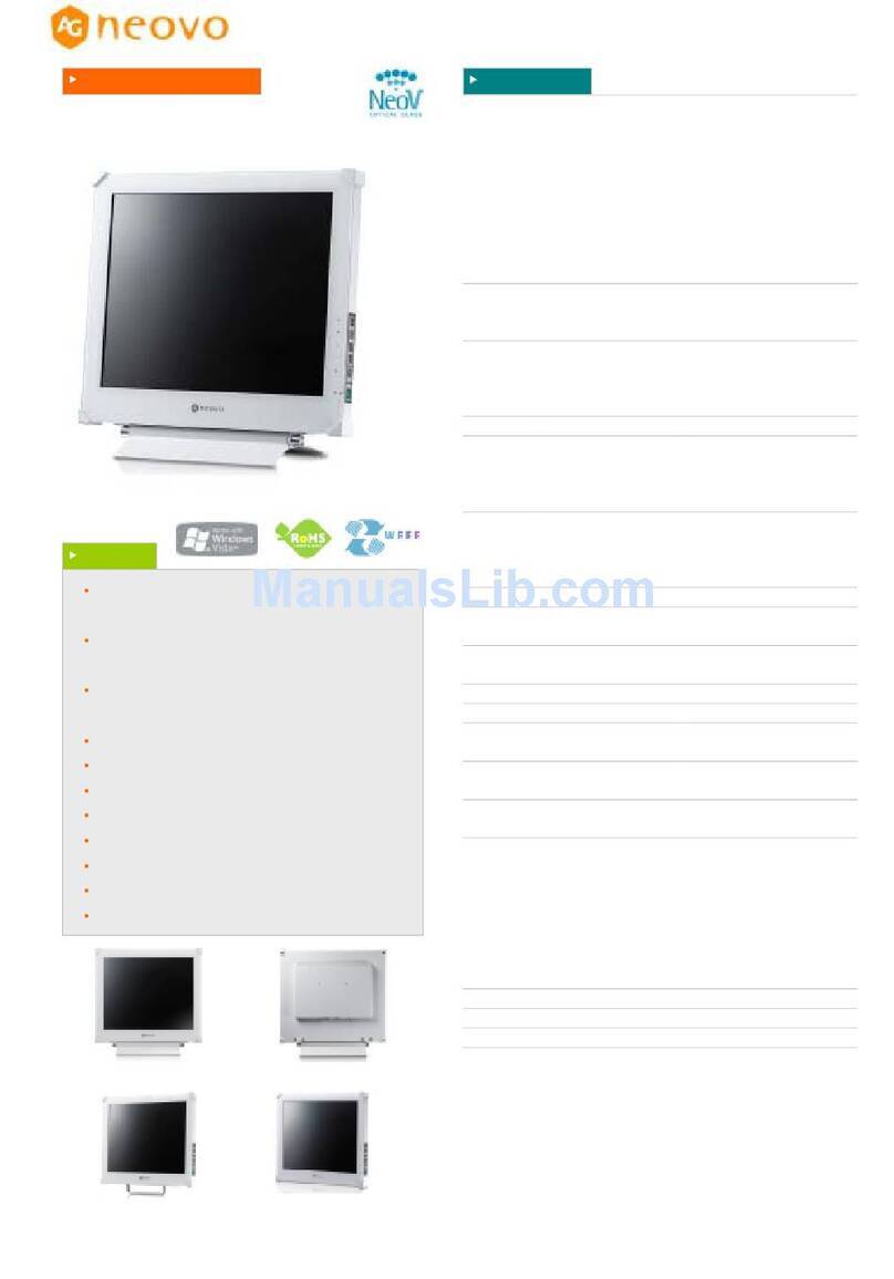 AG Neovo DR-17 User manual