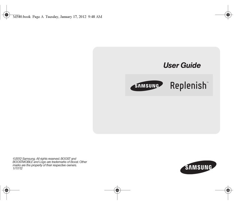 Samsung Replenish SPH-M580 user guide