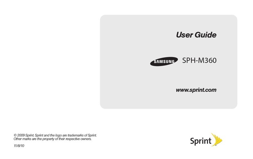 Samsung SPH-M360 User manual
