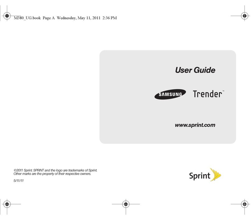 Samsung Trender SPH-M380 User manual