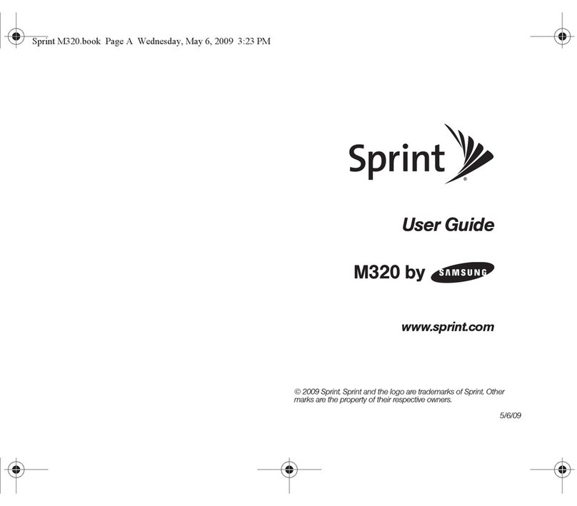 Samsung SPH-M320 User manual Samsung SPH-M320 User manual
