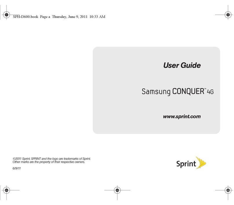 Samsung Conquer SPH-D600 user guide