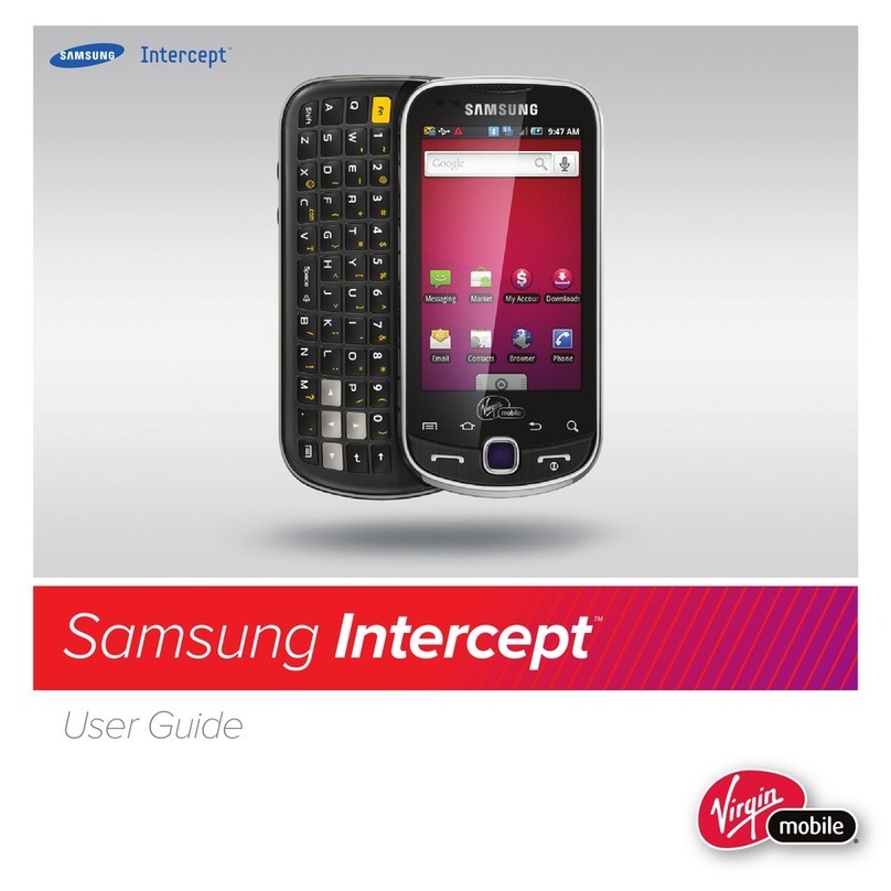 Samsung Intercept SPH-M910 User manual