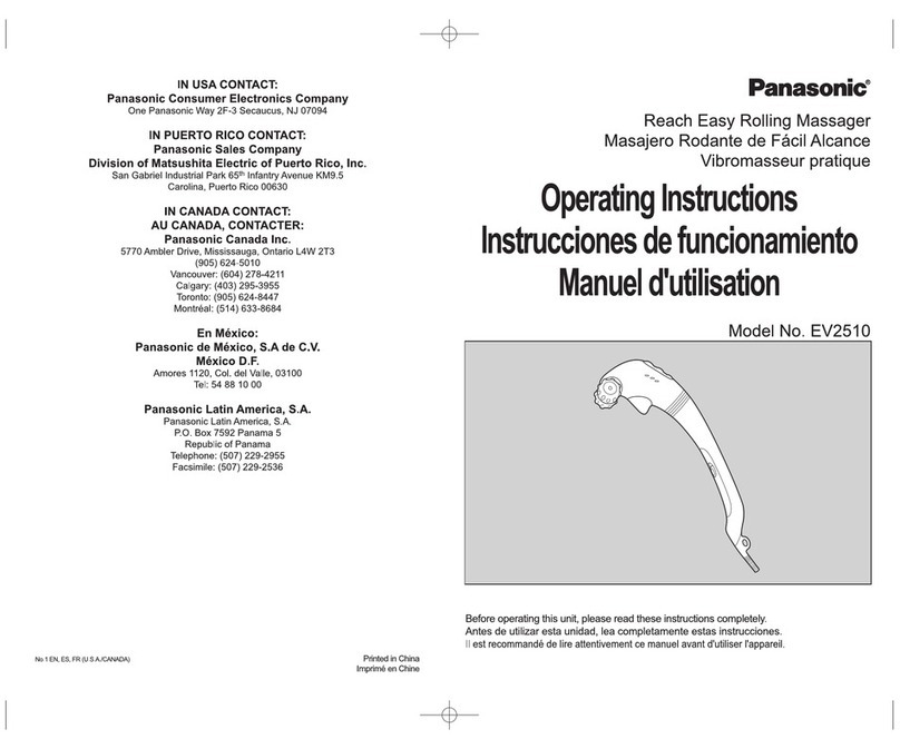 Panasonic EV2510K User manual