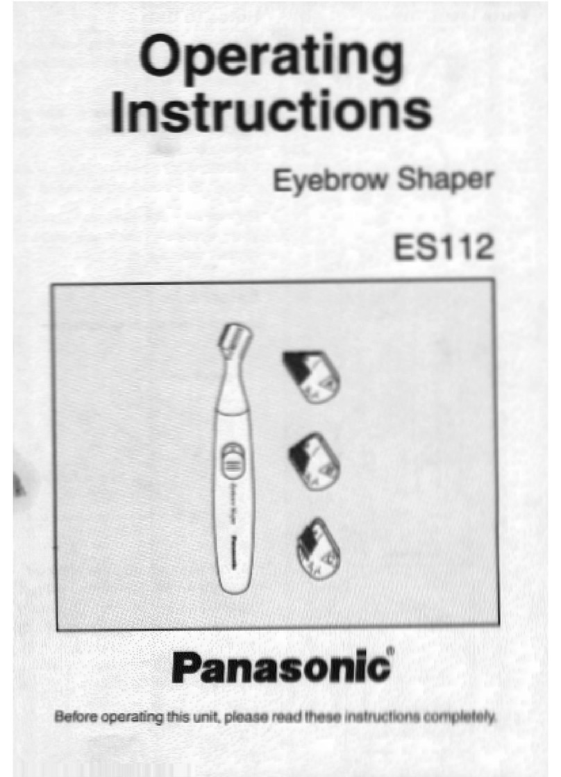 Panasonic ES112P operating instructions Panasonic ES112P operating instructions