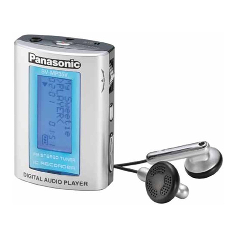 Panasonic SV-MP35 User manual