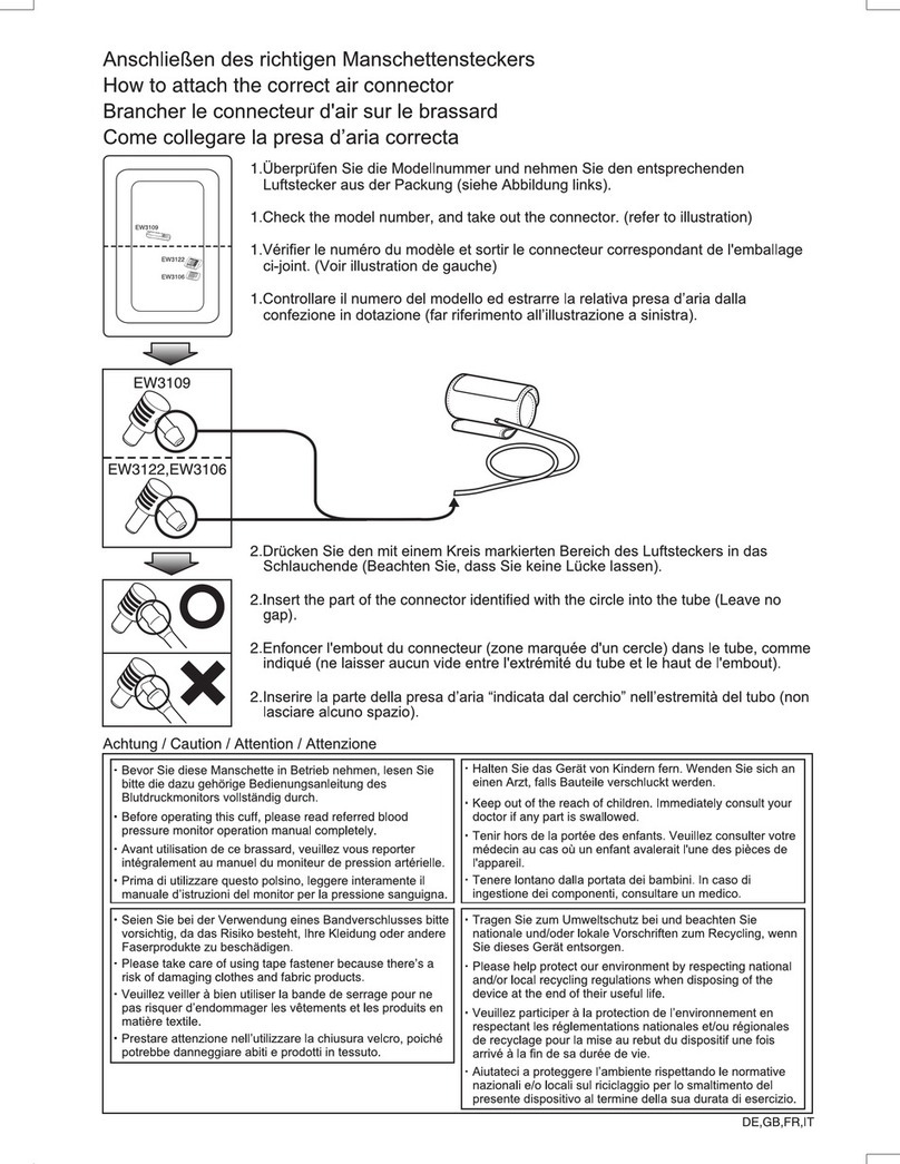 Panasonic EW3901H Owner's manual