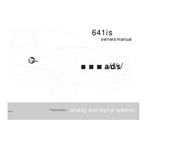 a/d/s/ 641is owner's manual