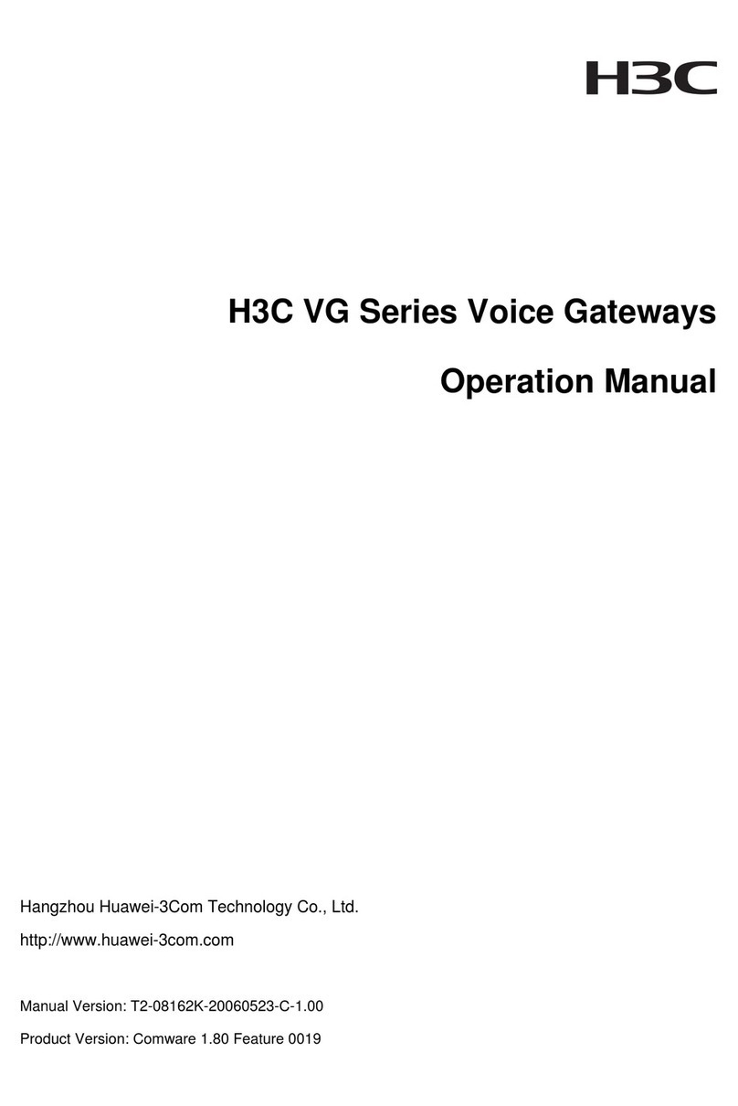 3Com VG Series Operation manual