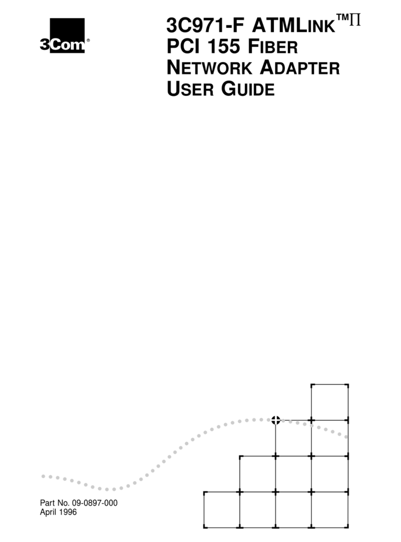 3Com 3C971-F ATMLINK User manual