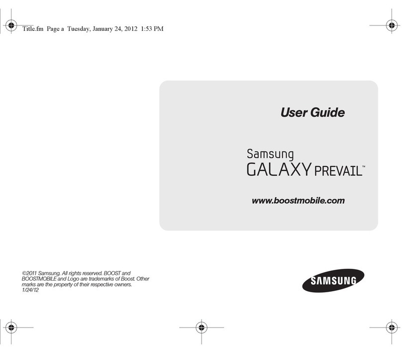 Samsung Galaxy Prevail SPH-M820 User manual