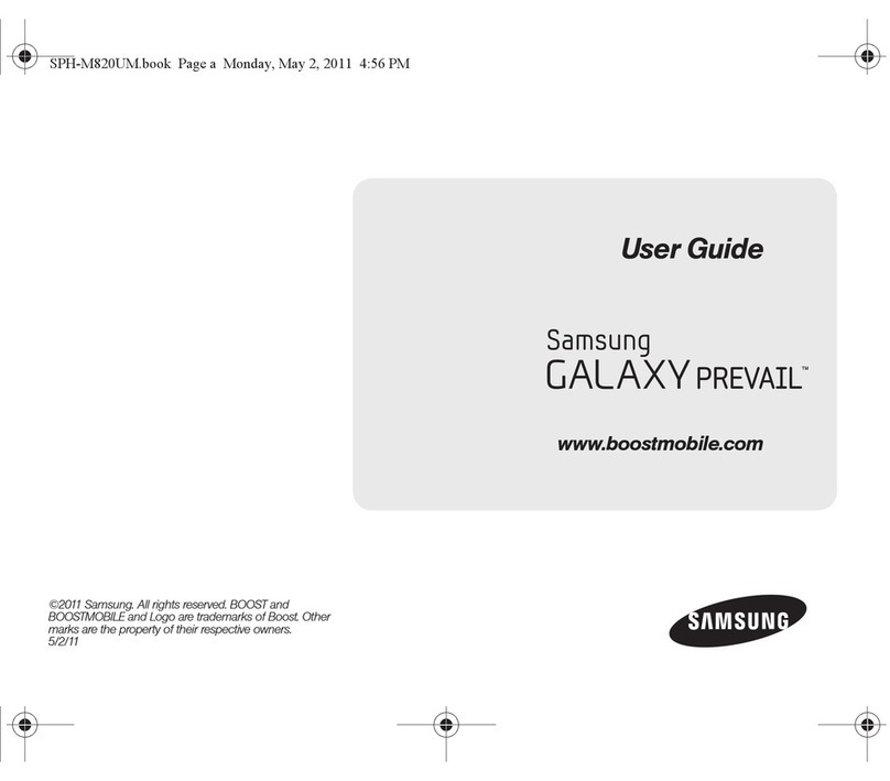 Samsung Galaxy Prevail SPH-M820 user guide