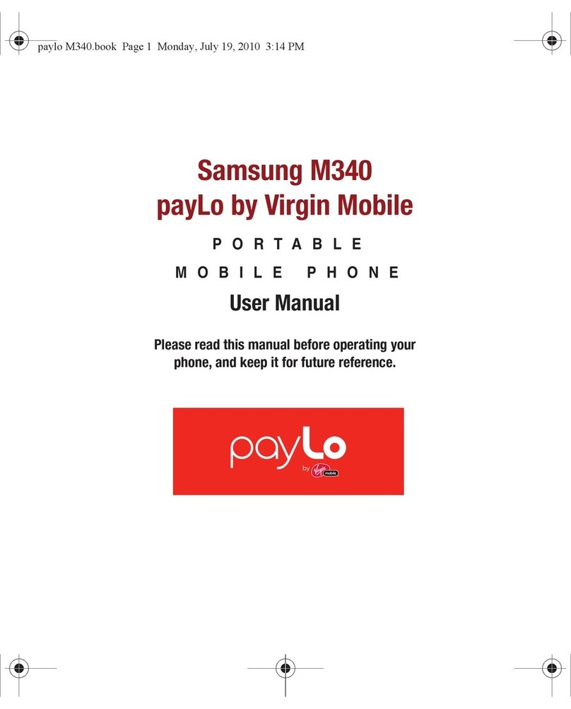 Samsung SPH-M340 User manual