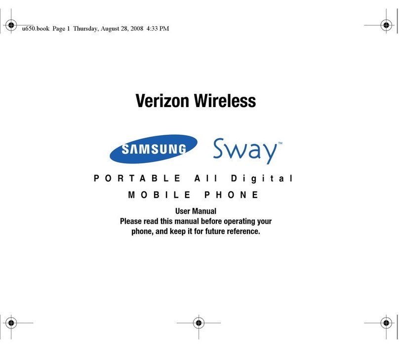 Samsung Sway SCH-U650 User manual