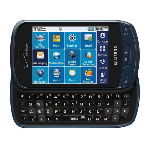 Samsung Brightside SCH-U380 User manual Samsung Brightside SCH-U380 User manual