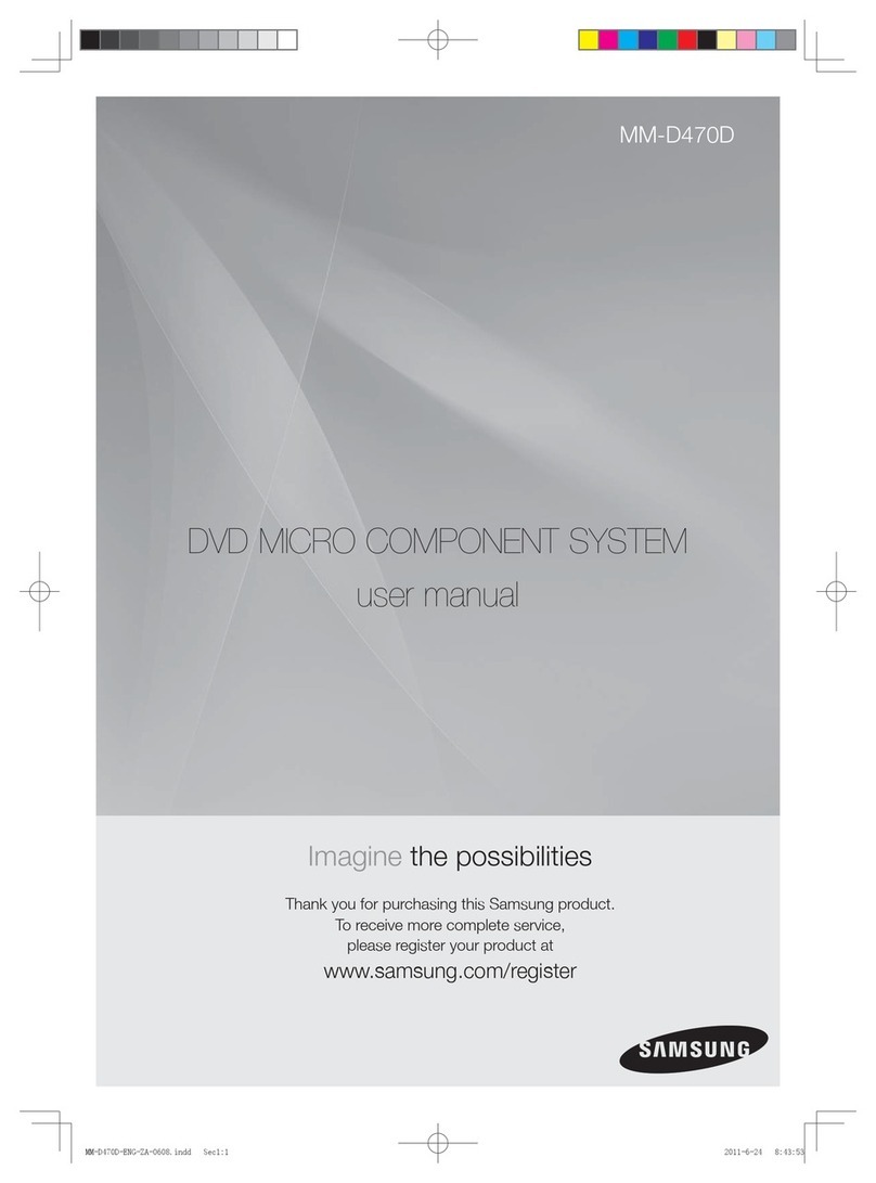 Samsung MM-D470D User manual