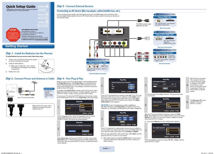 Samsung LN32D405E3D User manual