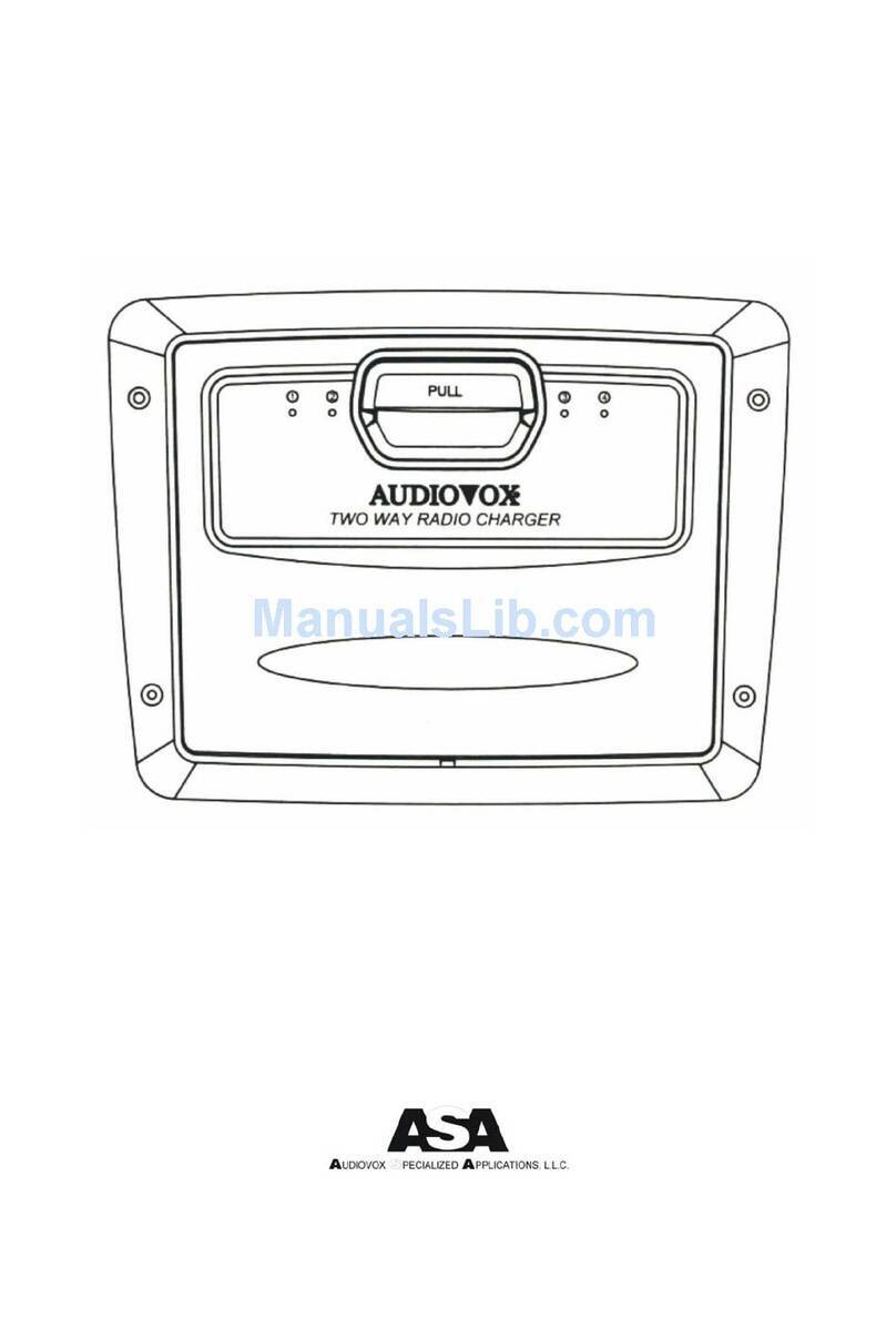Audiovox GMRS4WM Owners & installation manual