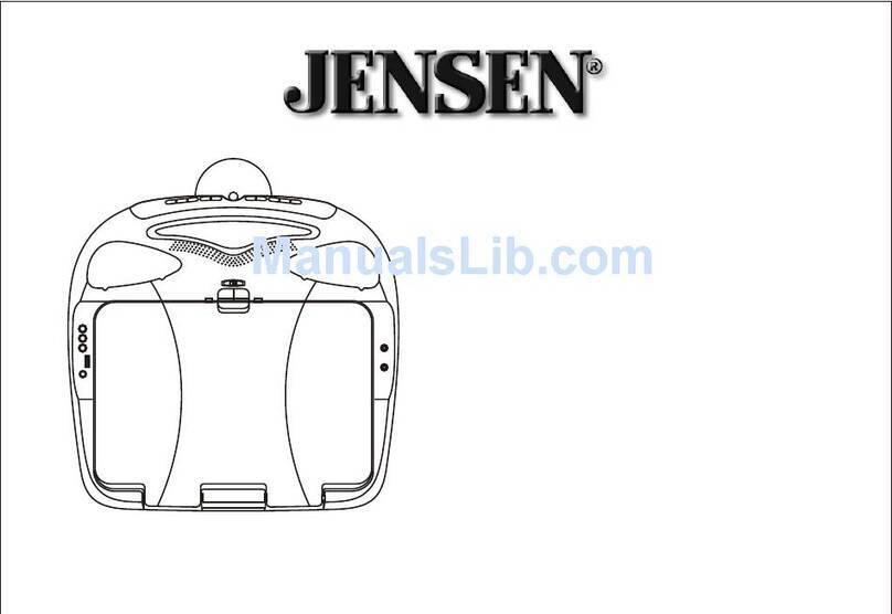 Jensen JE17FDTV owner's manual