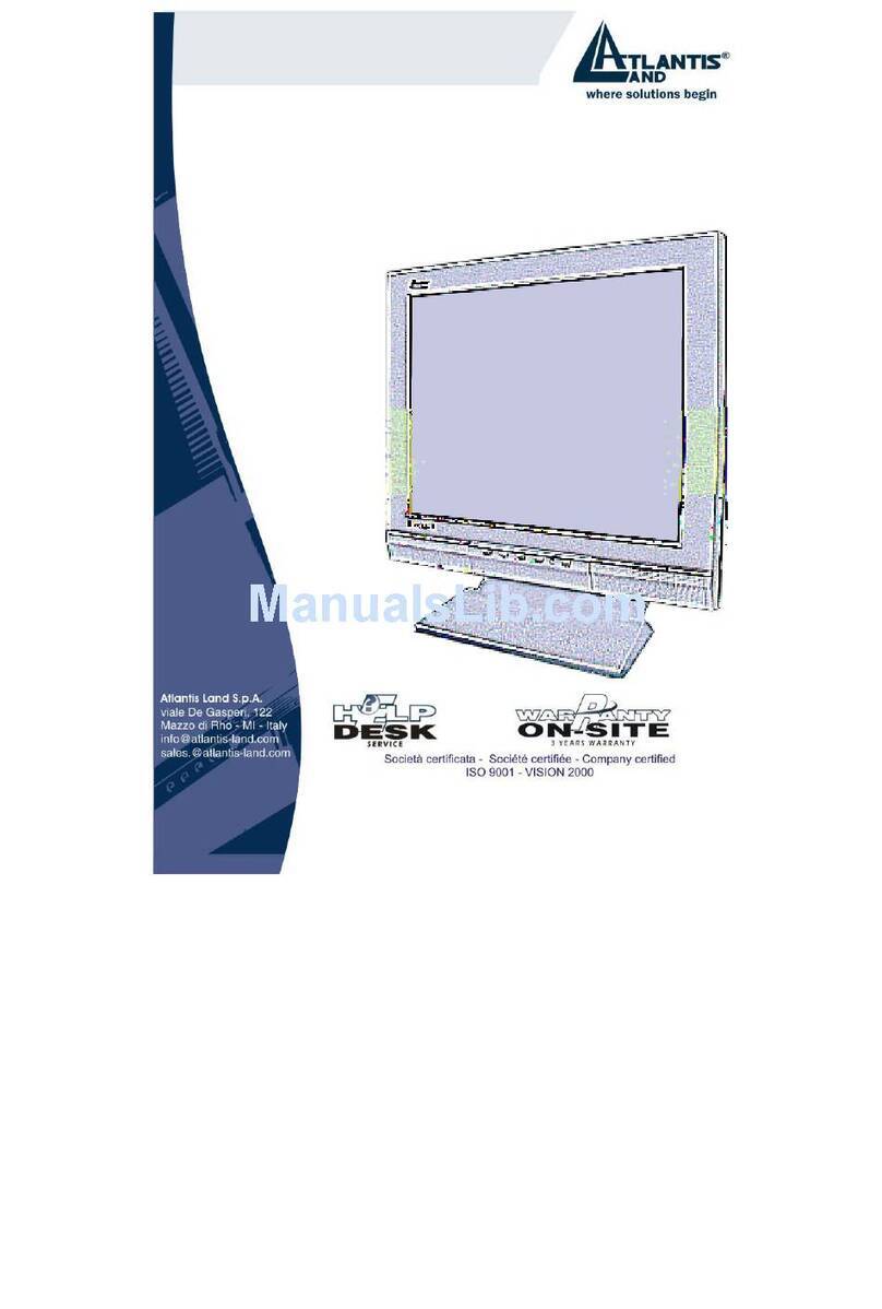 Atlantis Land A05-15AM-E01 User manual Atlantis Land A05-15AM-E01 User manual