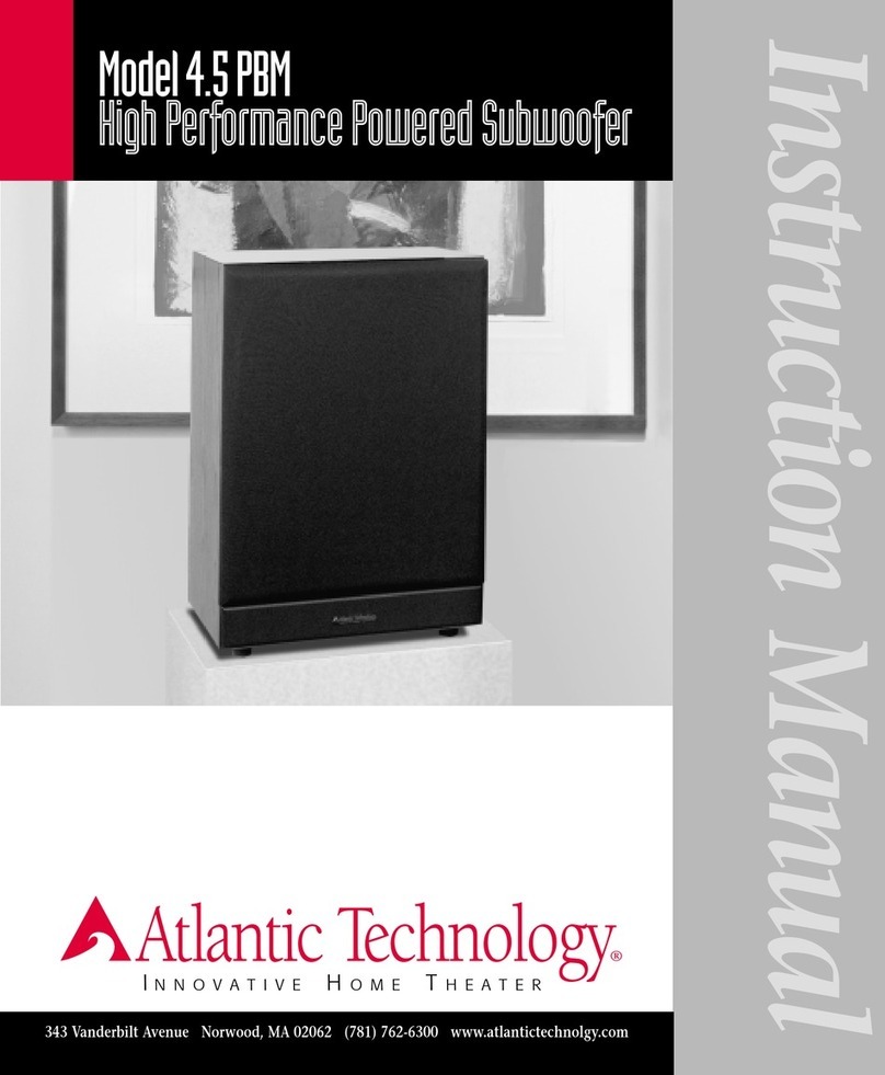 Atlantic Technology l4.5PBM User manual