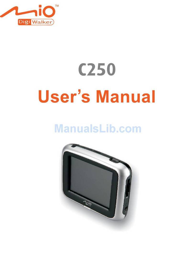 Mio C250 user manual