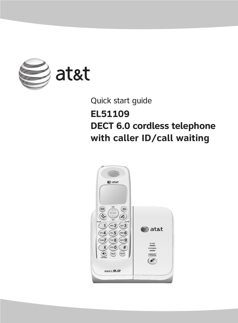 AT&T EL51109 User manual