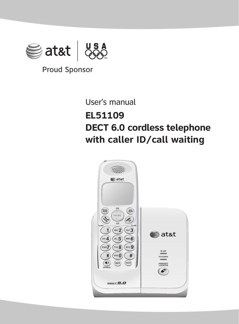 AT&T EL51109 User manual