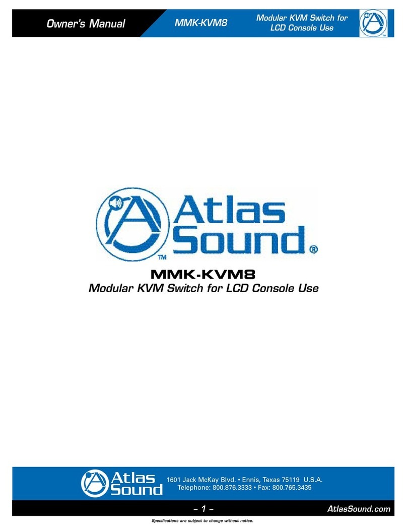Atlas MMK-KVM8 User manual
