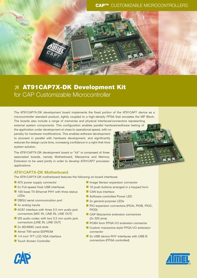 Atmel CAP AT91CAP7X-DK brochure