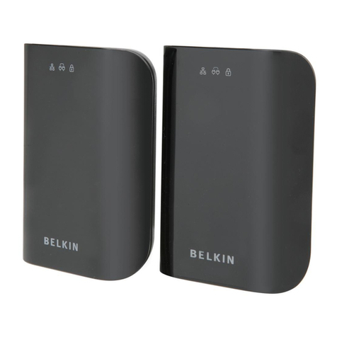 Belkin F5D4076 - Gigabit Powerline HD Starter User manual