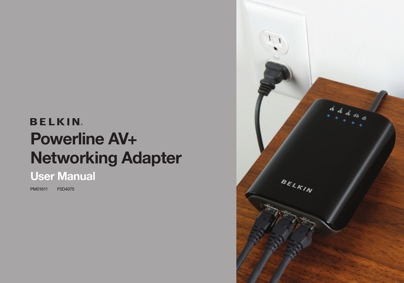Belkin F5D4075 - Powerline AV+ Starter User manual