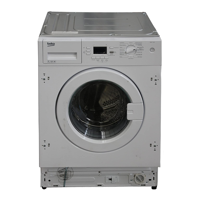 Beko WMI 71641 Installation & operating  instructions and washing guidanse