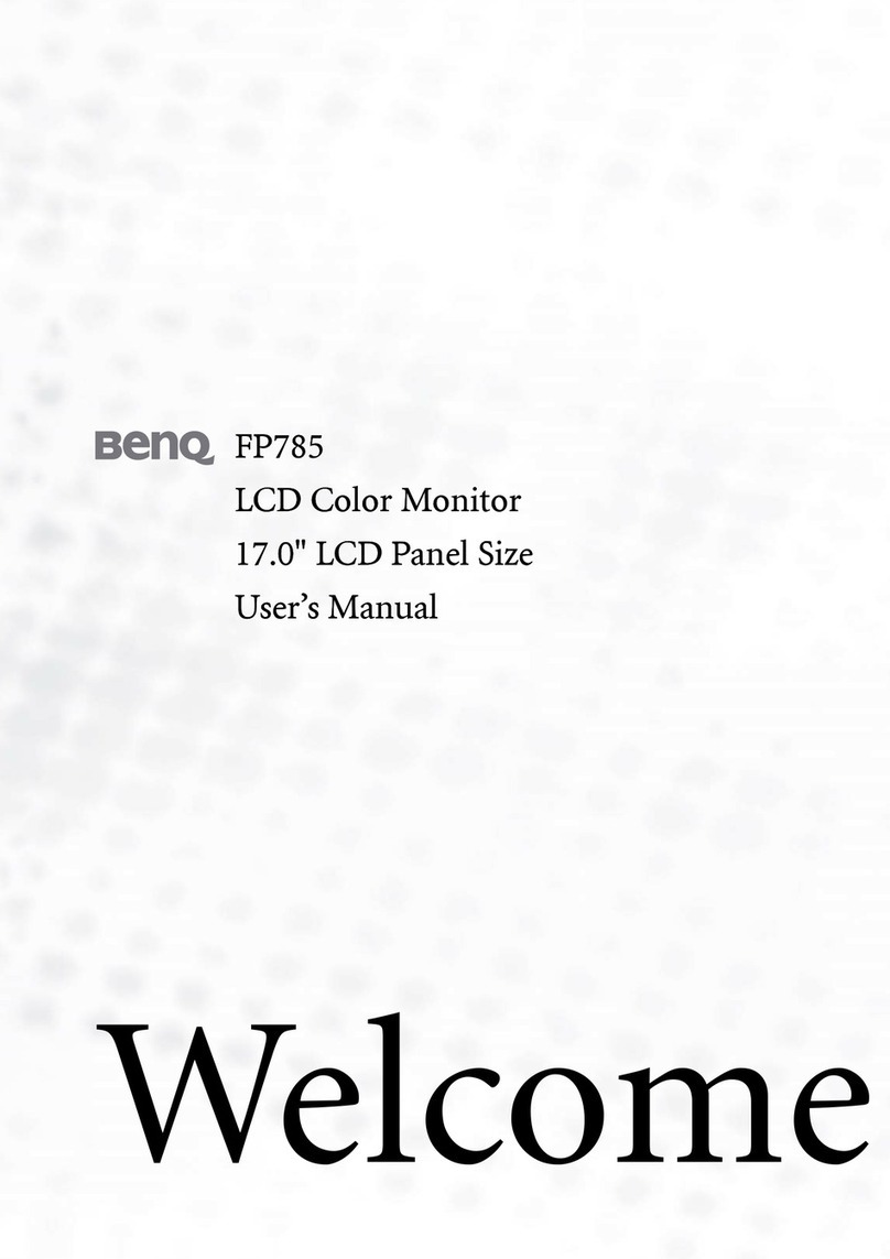BenQ FP785 User manual