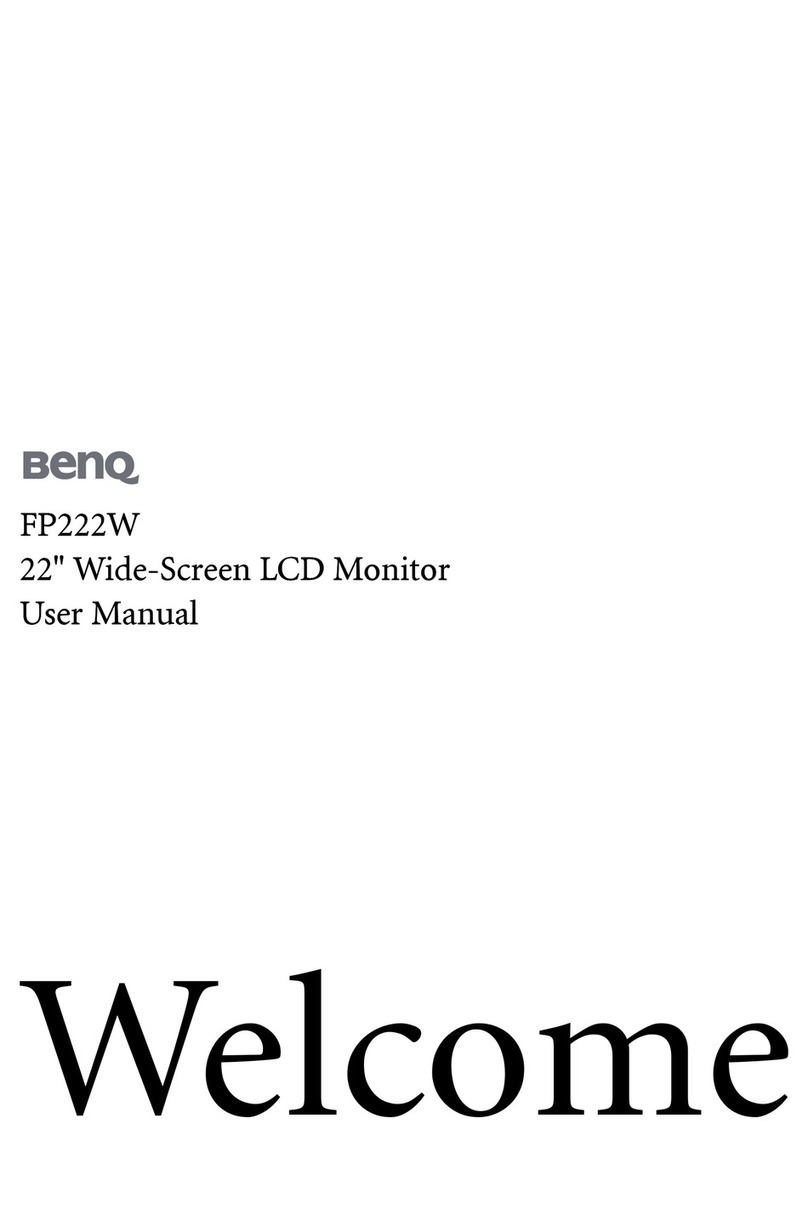 BenQ FP222W User manual BenQ FP222W User manual