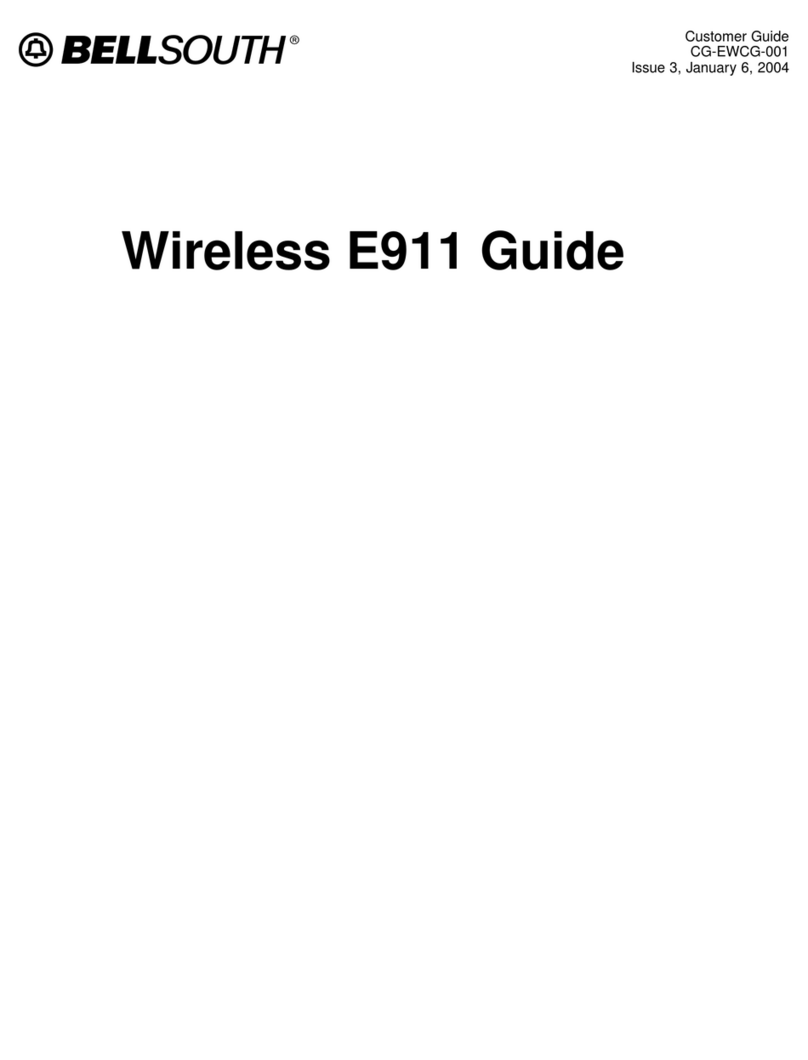 BellSouth E911 User manual