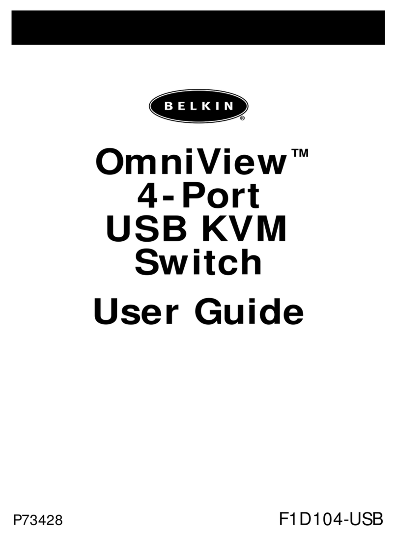 Belkin OmniView F1D104-USB User manual Belkin OmniView F1D104-USB User manual