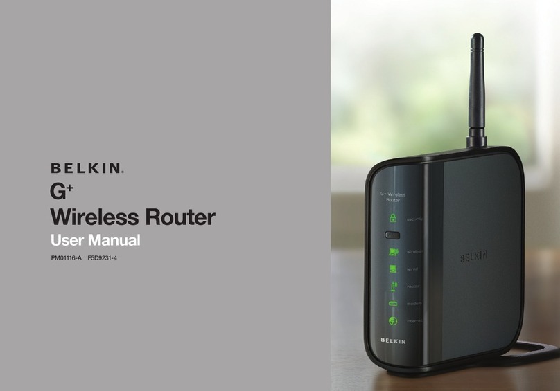 Belkin PM01116-A user manual