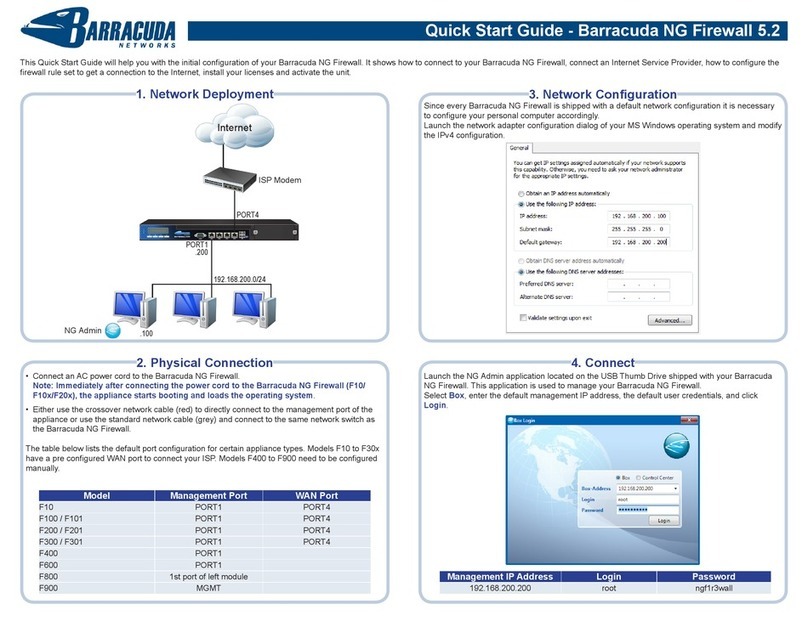 Barracuda Networks Network User manual